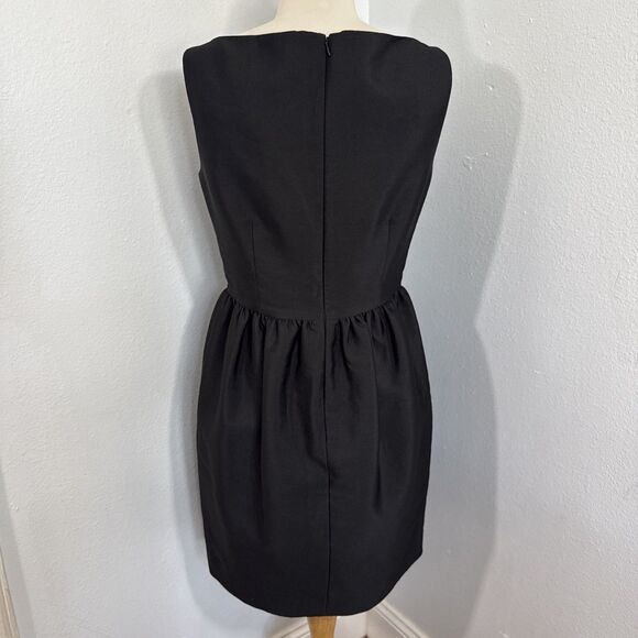 Kate Spade‎ Mini Dress Womens 4 Black Old Money Cocktail Coquette Whimsigoth Y2K - Picture 4 of 10
